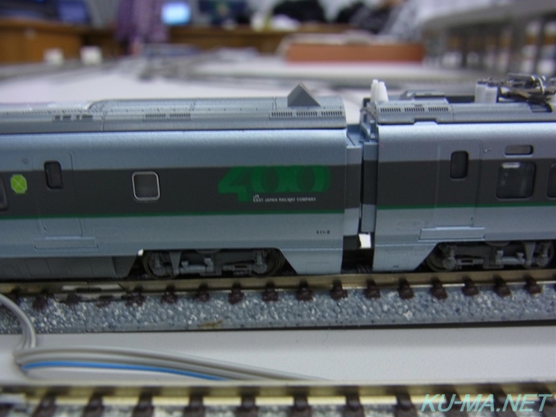 TOMIX400系山形新幹線(つばさ・旧塗装)セット400系ロゴマークの写真