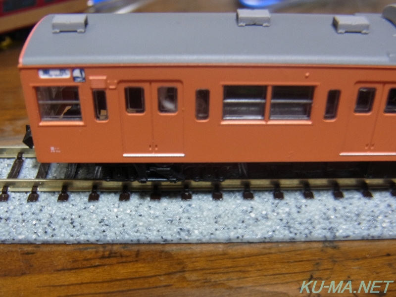 Photo of Series 201  prototype KUMOHA201-902 is attached mortar and DCC