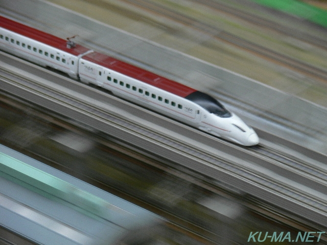 九州新幹線つばめの鉄道模型写真