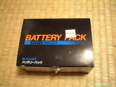 KATO battery pack 箱 KATO battery pack 箱の写真