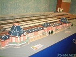 トミックス博に入場すると現れる東京駅丸の内駅舎の模型写真サムネイル