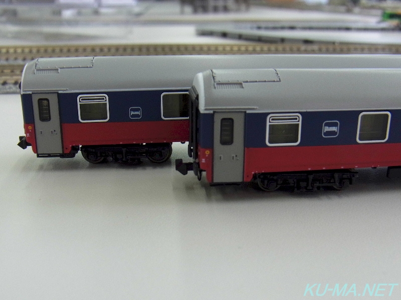 寝台マークの比較の鉄道模型写真