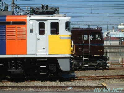 Photo of EF81 and EF58 sides