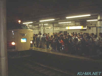 Photo of The Hibari revival was waiting for departure at Ueno station