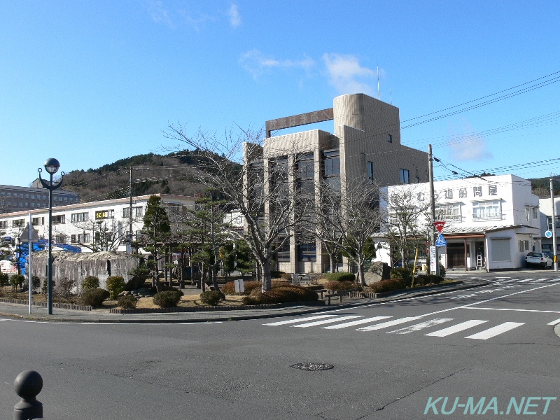 女川町女川駅前の町並み1の写真