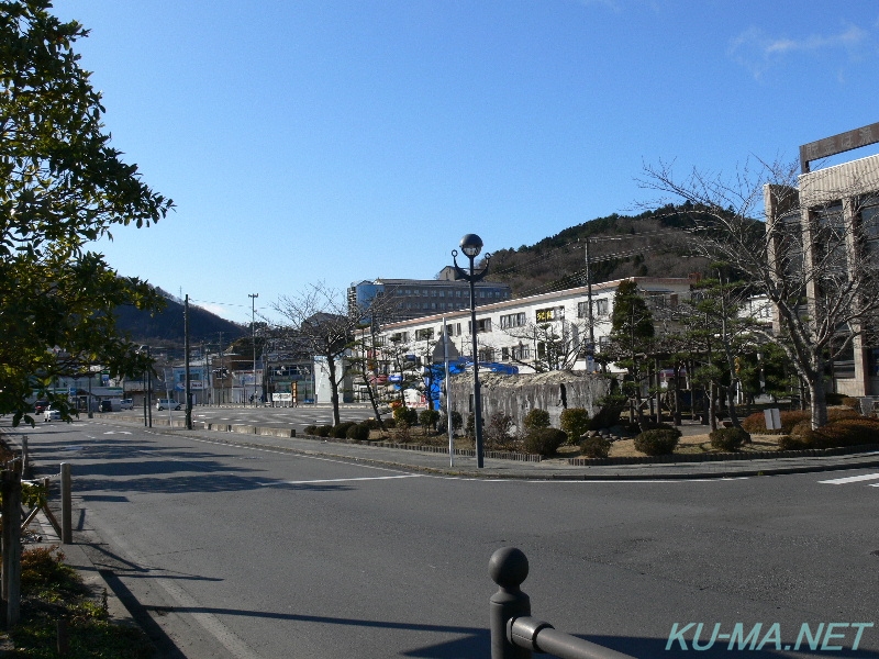 女川町女川駅前の町並み2の写真