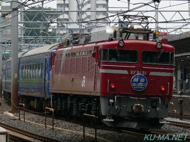 EF81越後の鉄道写真