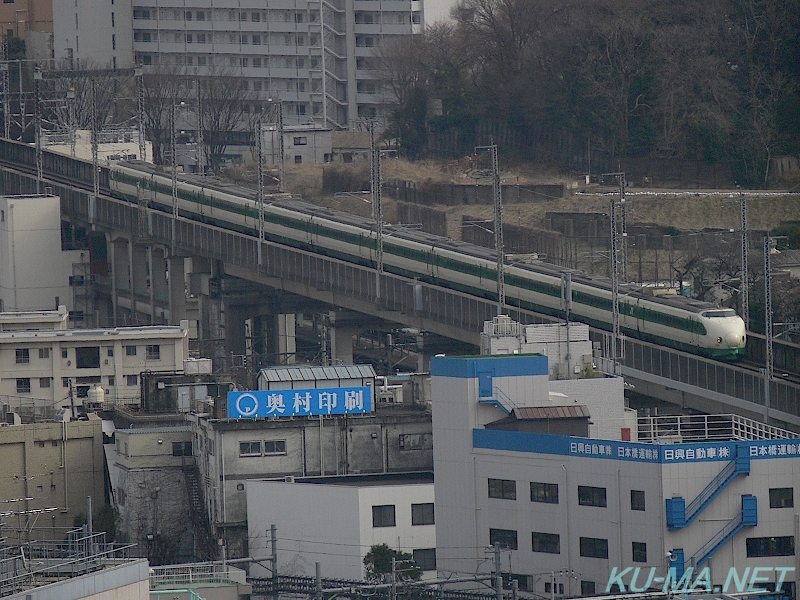 K47編成を北とぴあ展望台から撮影した鉄道写真