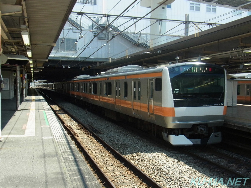 E233系青梅特快の鉄道写真