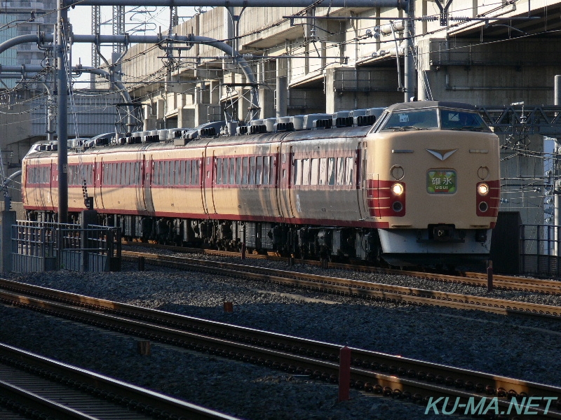 183系快速碓氷の鉄道写真