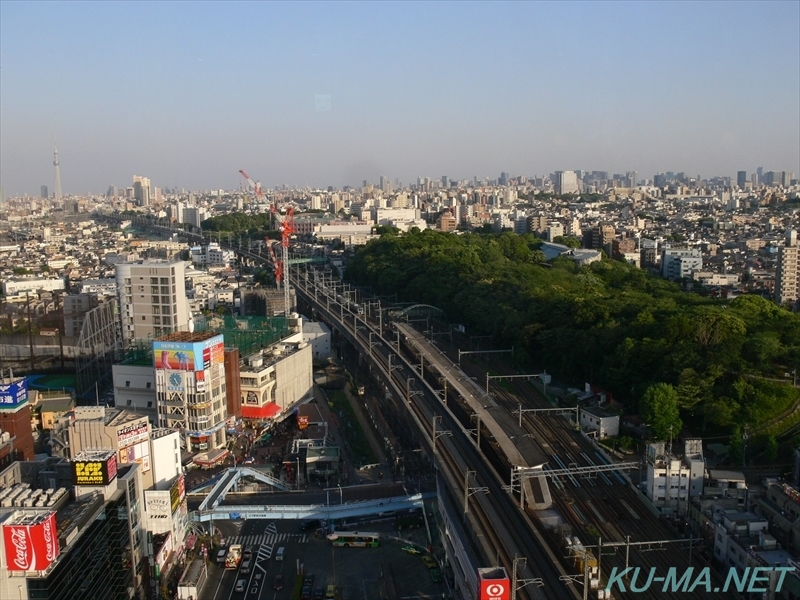 Photo of Asukayama and Ouji Station from Hokutopia view lobby