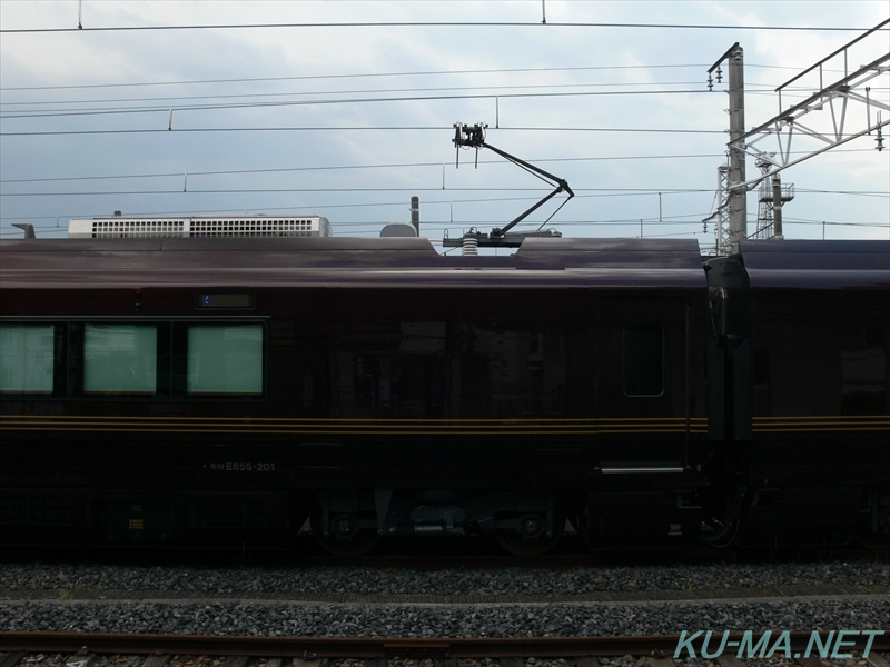 E655系パンタグラフの写真