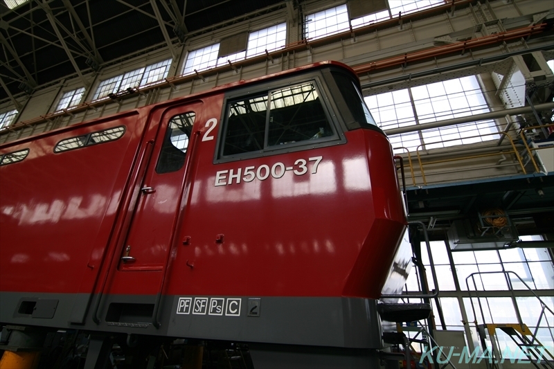 EH500-37運転席付近の写真