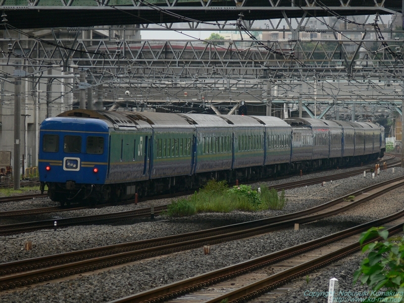 Photo of Sleeping limited express HOKUTOSEI tail