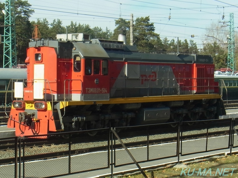 Photo of TEM18DM-514 at Сеятель(Seyateri) Station