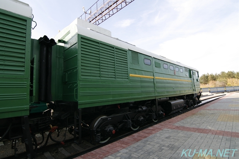Russia Railroad			>Novosibirsk museum of railway equipment>USSR diesel locomotive ТЭ3(TE3)