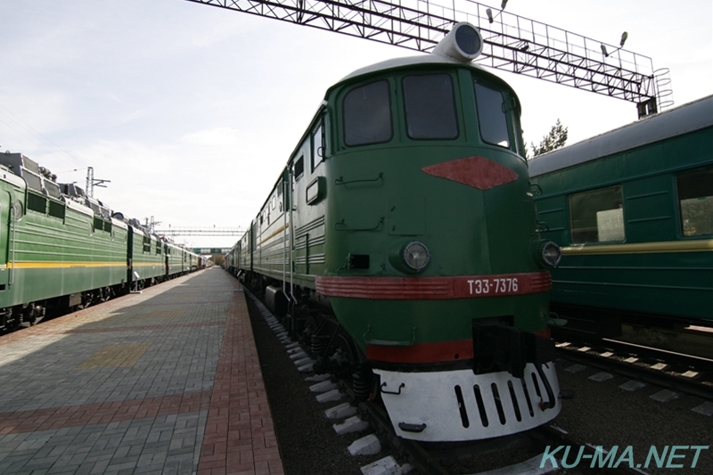 Photo of USSR diesel locomotive ТЭ3(TE3)-7376