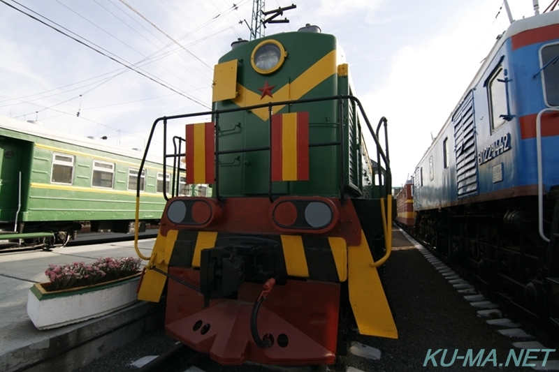 ロシアディーゼル機関車ТЭМ2-1768妻面の写真