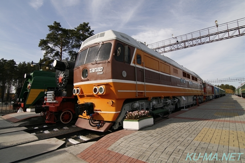 Photo of Russian diesel locomotive ТЭП80(TEP80)-0001