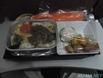 アエロフロートの機内食の写真サムネイル