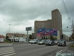 Photo of The Cosmos Hotel appearance and the image of  space signboard Thumbnail