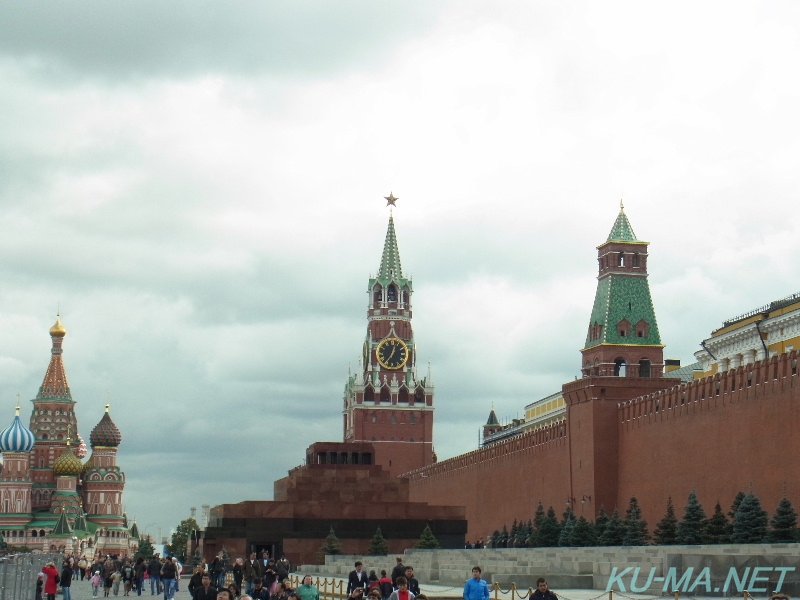 Photo of Lenin's Mausoleum and Spasskaya Tower