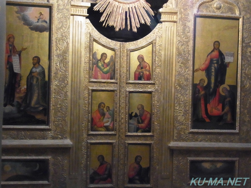 聖ワシリー大聖堂内イコノスタスの写真