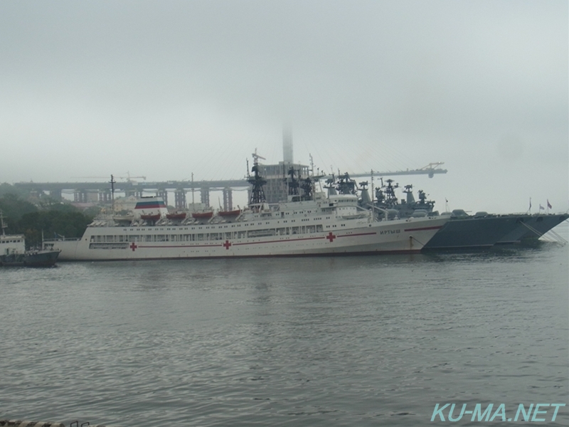 2011年建設途中の金角湾横断橋の写真その2