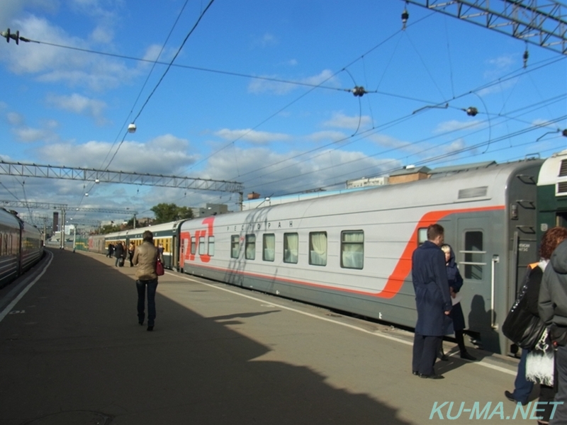 シベリア鉄道食堂車外観の写真