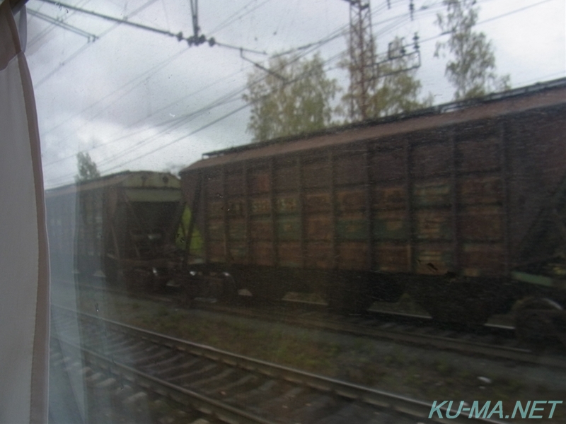ロシア鉄道のホッパ車写真